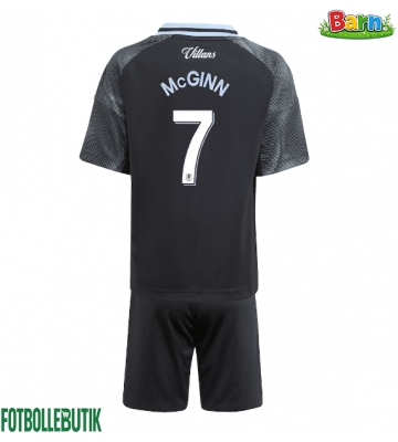 Aston Villa John McGinn #7 Bortaställ Barn 2025-26 Kortärmad (+ Korta byxor)